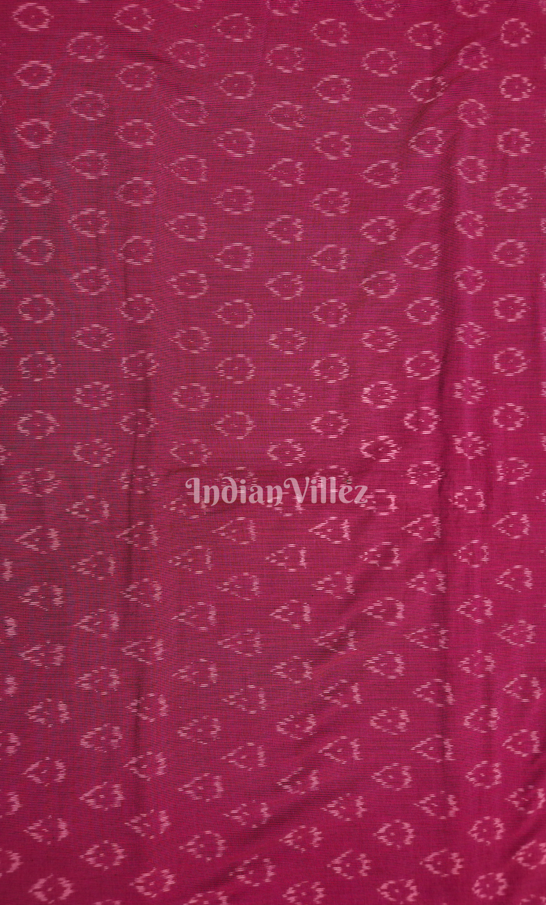 Purple Pochampally Ikat Cotton Fabric