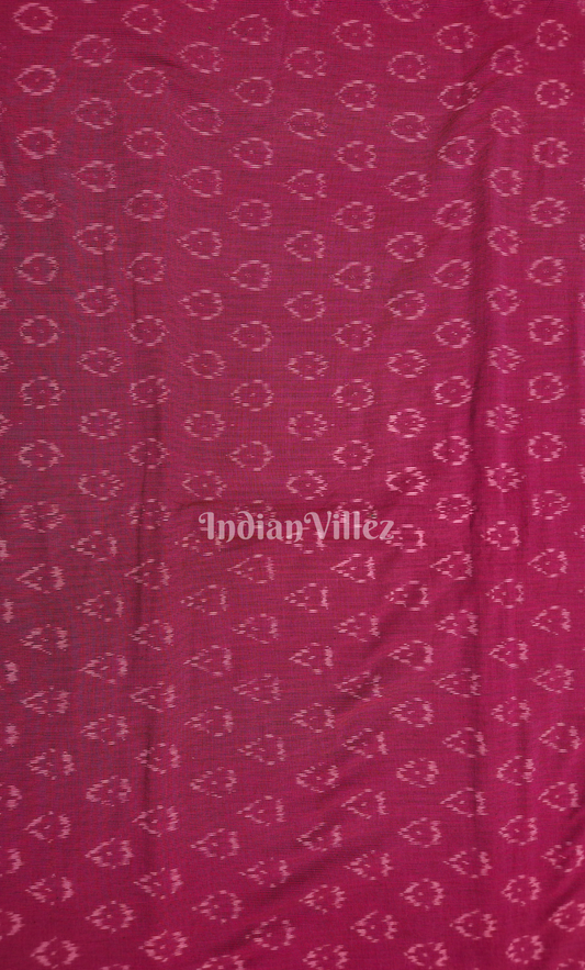 Purple Pochampally Ikat Cotton Fabric