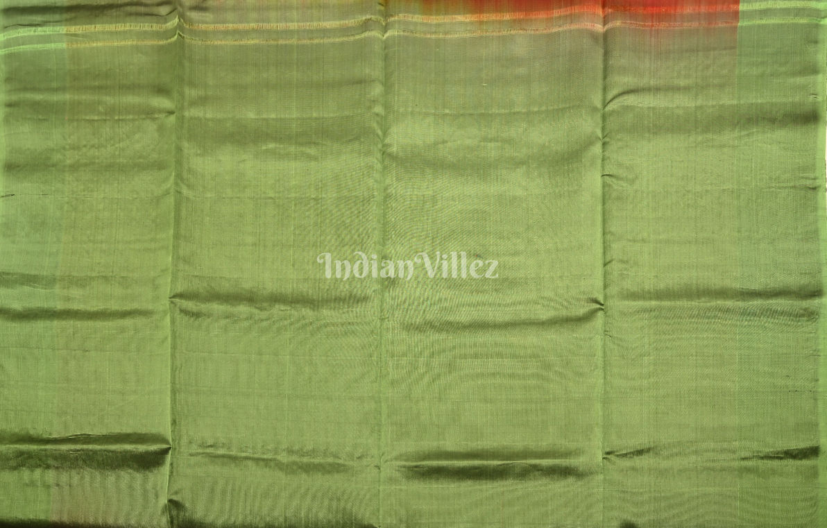 Maroon Mehendi Green Floral Zari Pure Kanjivaram Soft Silk Saree