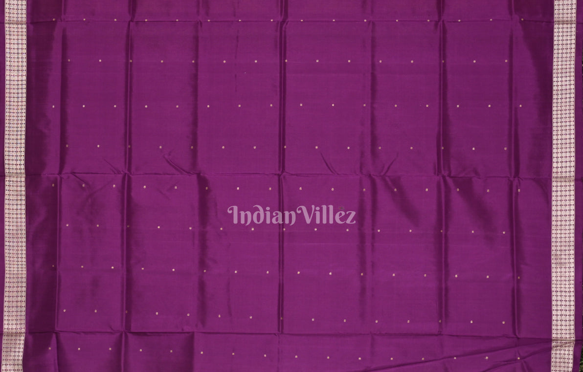 Lavendar Purple Odisha Ikat Bomkai Sambalpuri Silk Saree