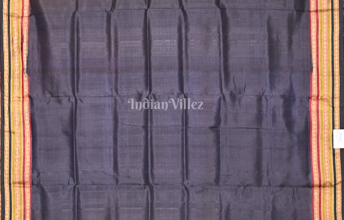 White with Multicolor Kathiphera Odisha Ikat Khandua Silk Saree