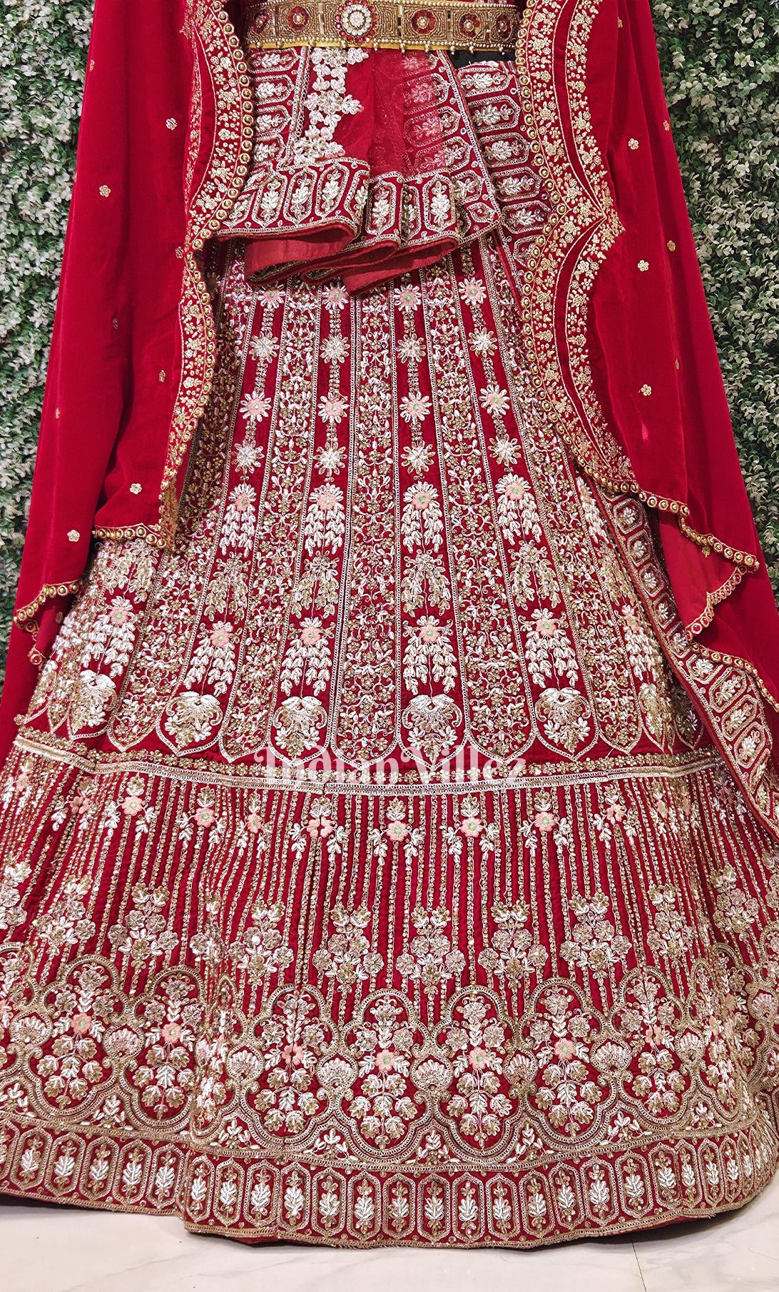 Exclusive Designer Red Lehenga Choli With Dupatta