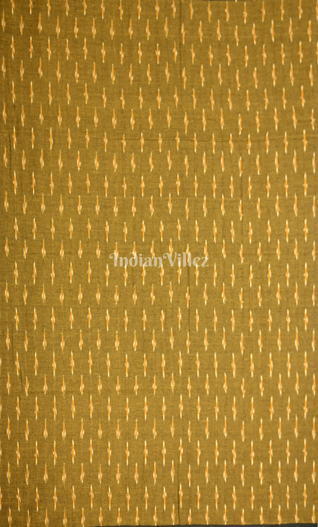 Mehendi Green Maroon Pochampally Ikat Cotton Unstitched Suit Sets