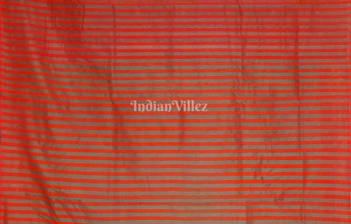 Sea Green Red Turtle Motif Odisha Ikat Bomkai Sambalpuri Silk Saree 