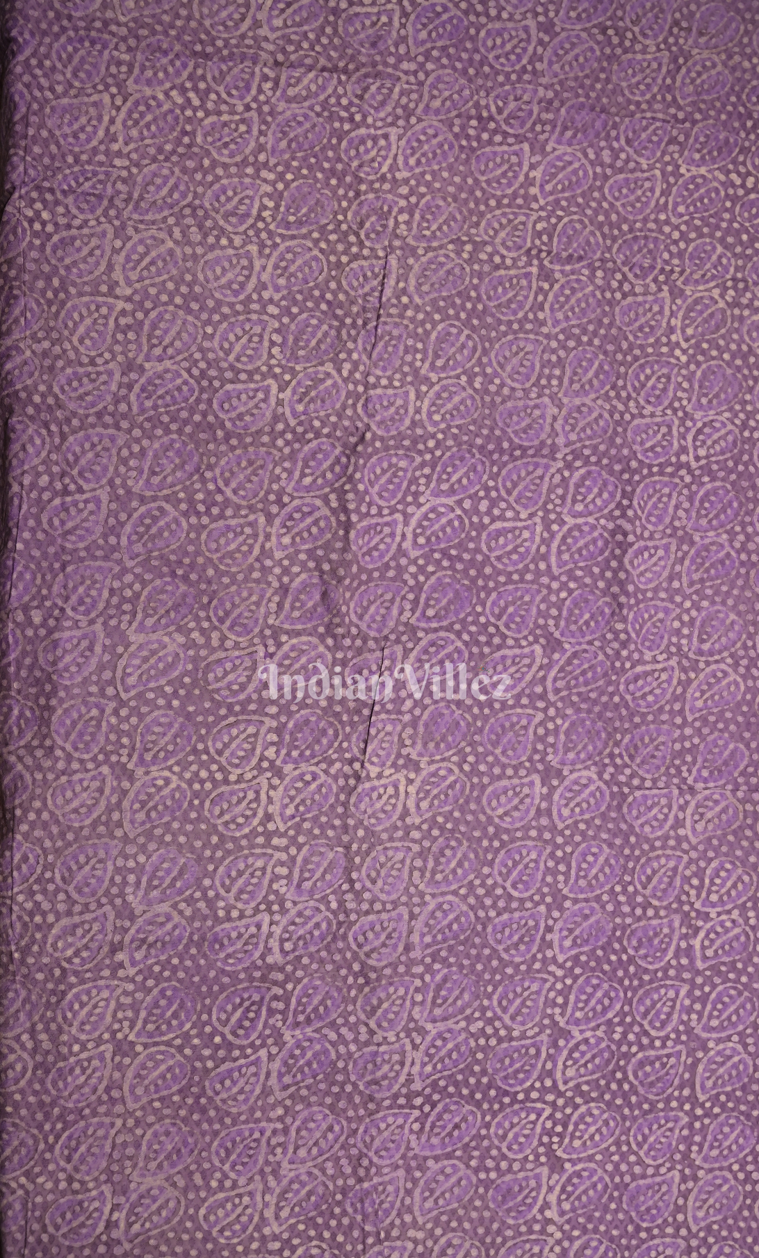Purple Dabu Block Printed Chanderi Silk Suit Sets 
