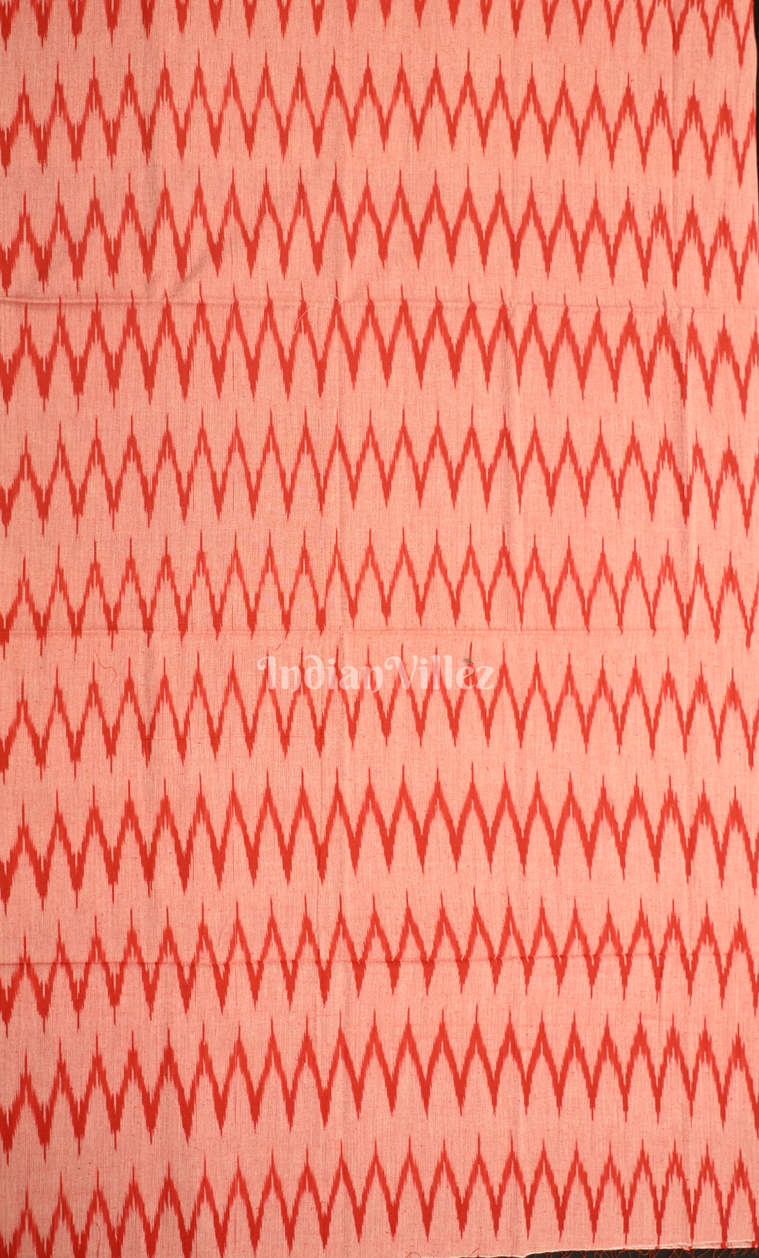 Light Pink Pochampally Ikat Cotton Unstitched Suit Sets