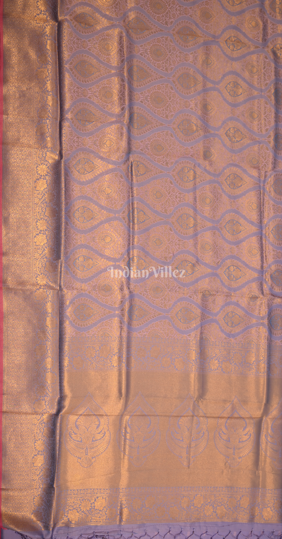Lavender Weaving saree