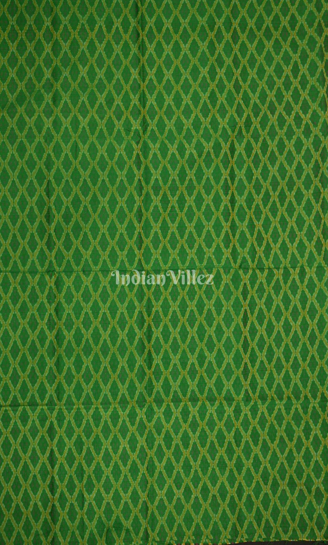 Green Red Pochampally Ikat Sico Unstitched Suit Sets