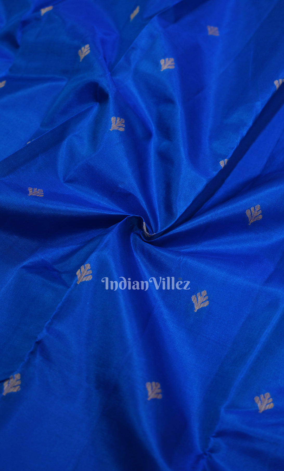  Royal Blue Brocade Pure Kanjivaram Silk Saree 