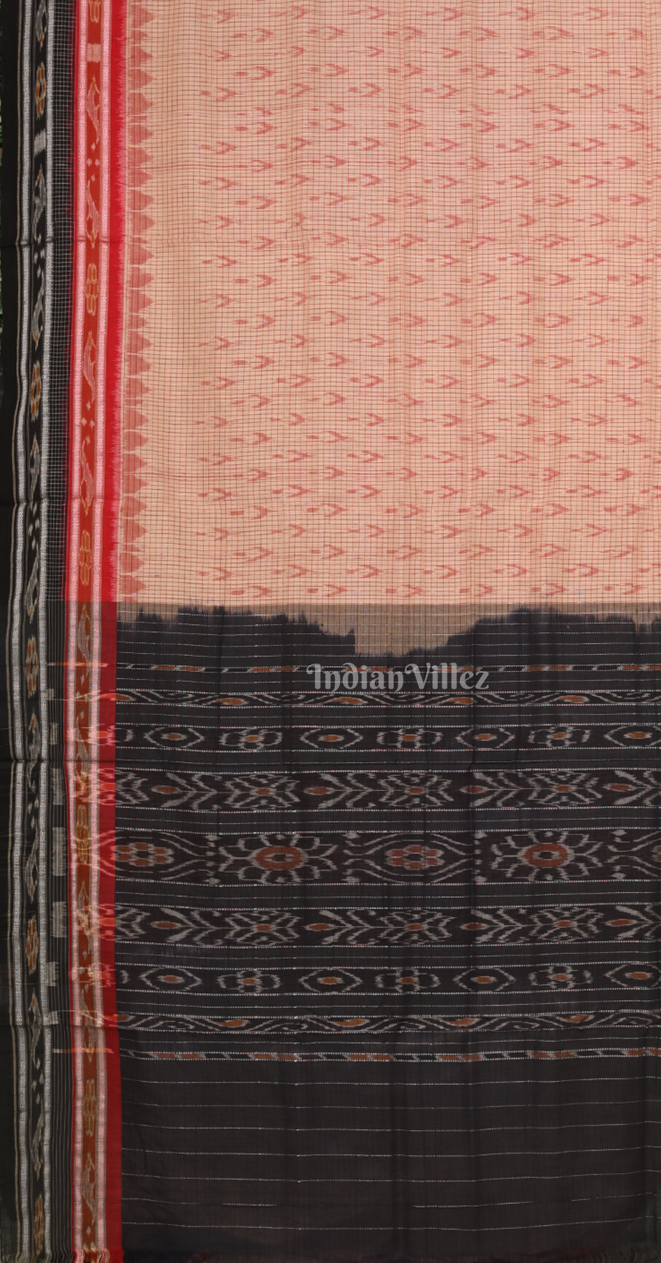 Sachipar and Mayurchandrika Sambalpuri Ikat Cotton Saree