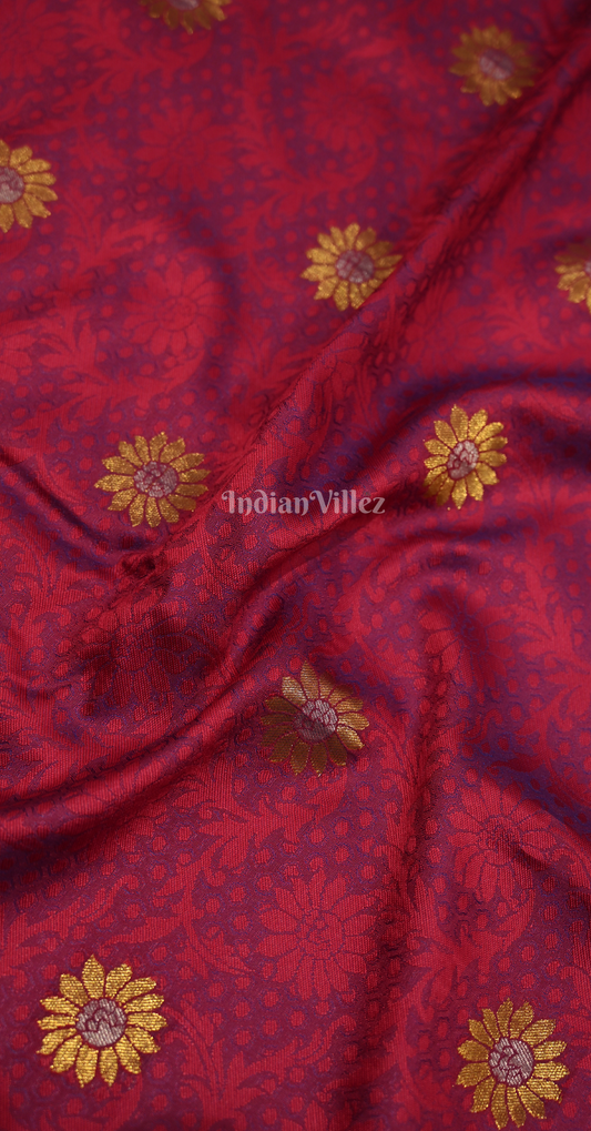 Purple Pure  Katan Banarasi Saree