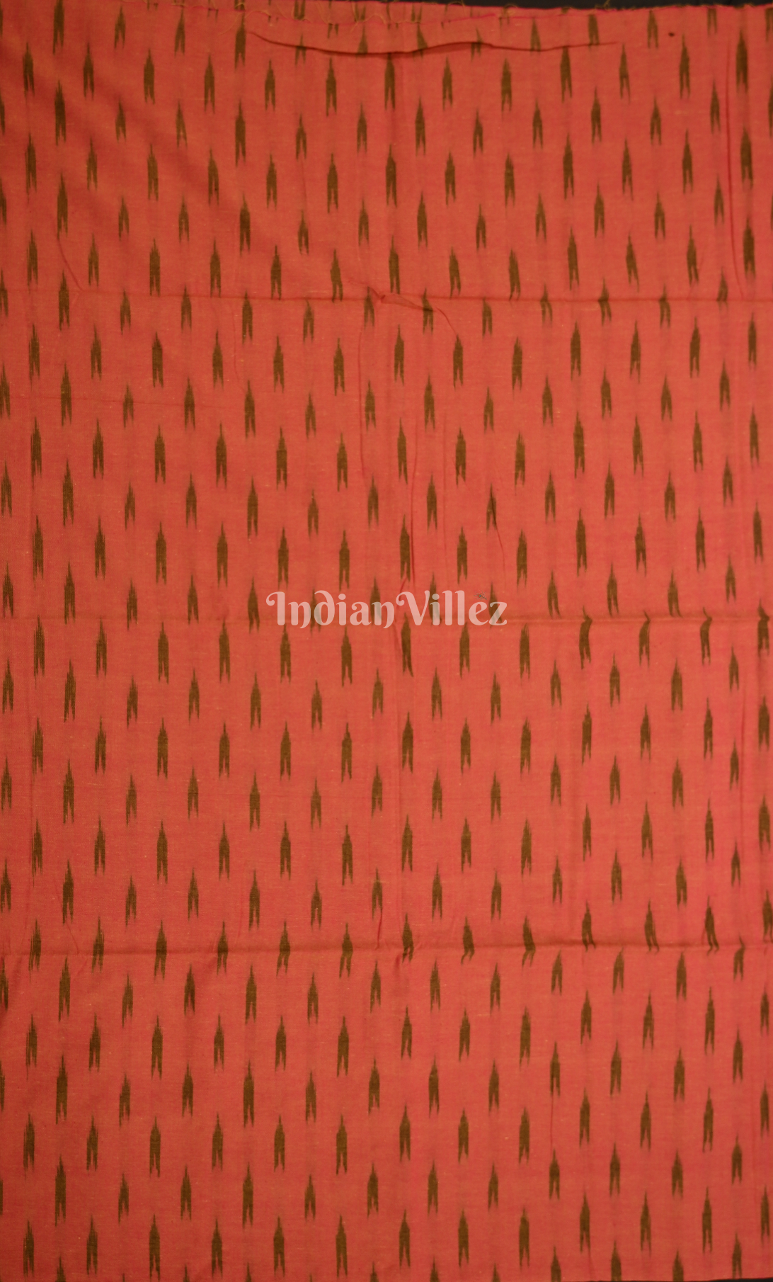 Pink Pochampally Ikat Cotton Unstitched Suit Sets