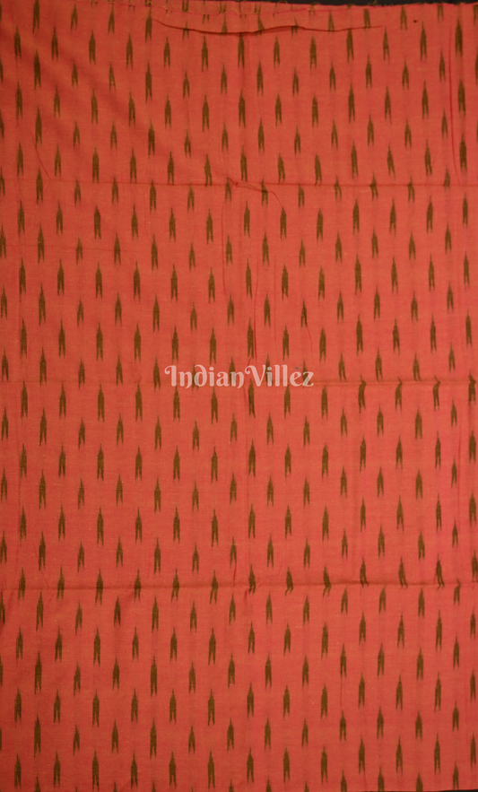 Pink Pochampally Ikat Cotton Unstitched Suit Sets