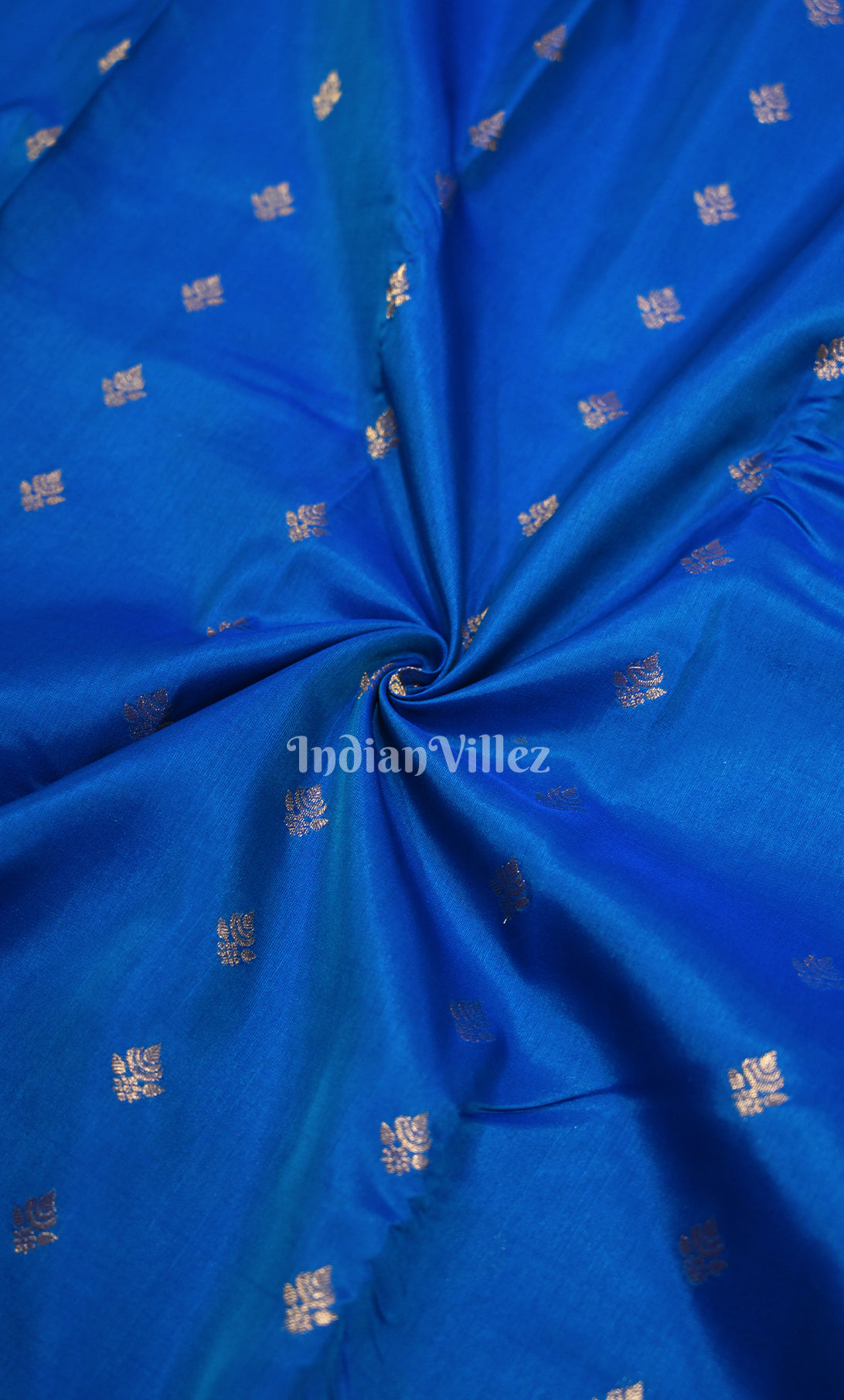Blue Sea Green Zari woven Pure Kanjivaram Silk Saree