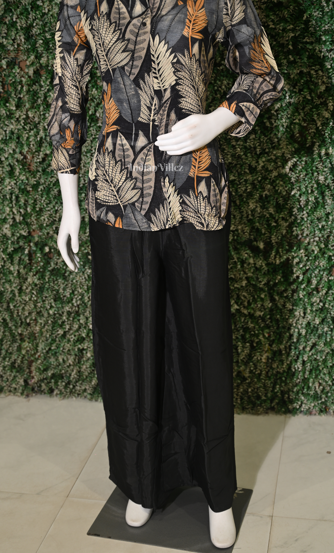 Multi Color Floral Printed Short kurta with Palazzo Set