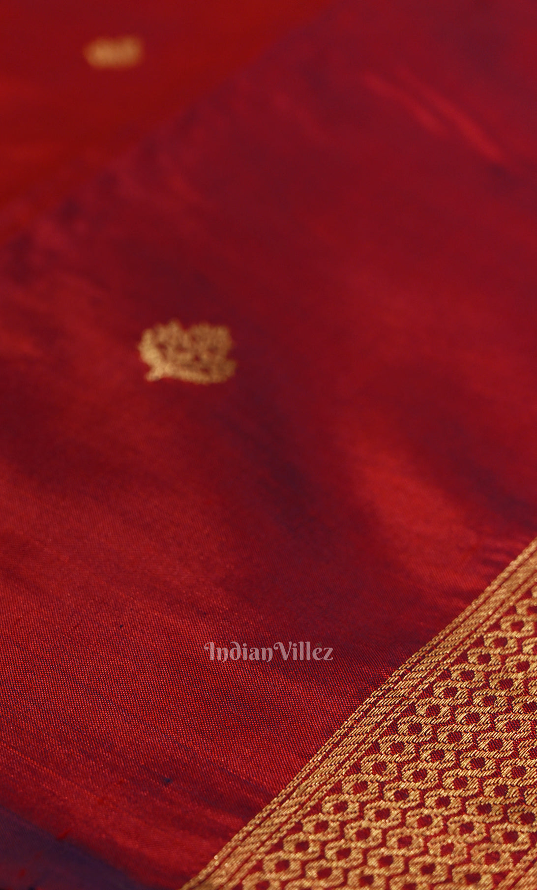 Elegant Maroon Pure Katan Silk Banarasi Saree