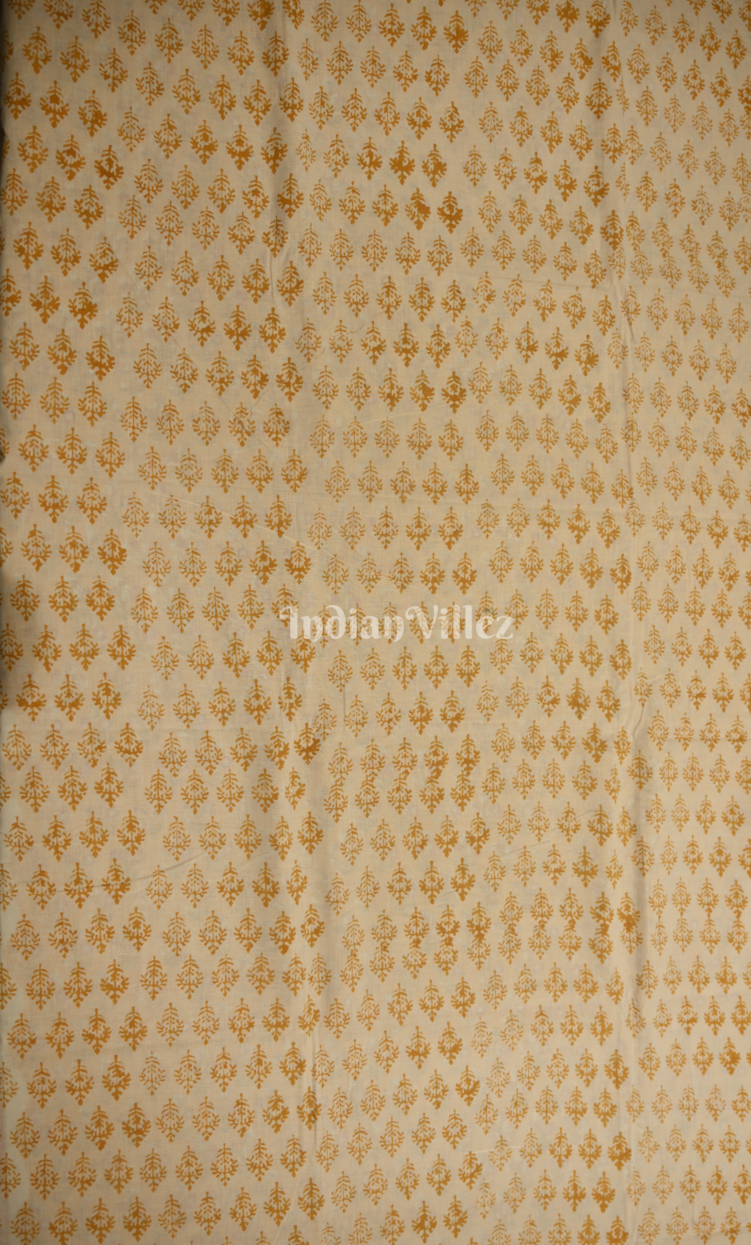 Orange Yellow Sanganeri Block Printed Cotton Suit Sets 