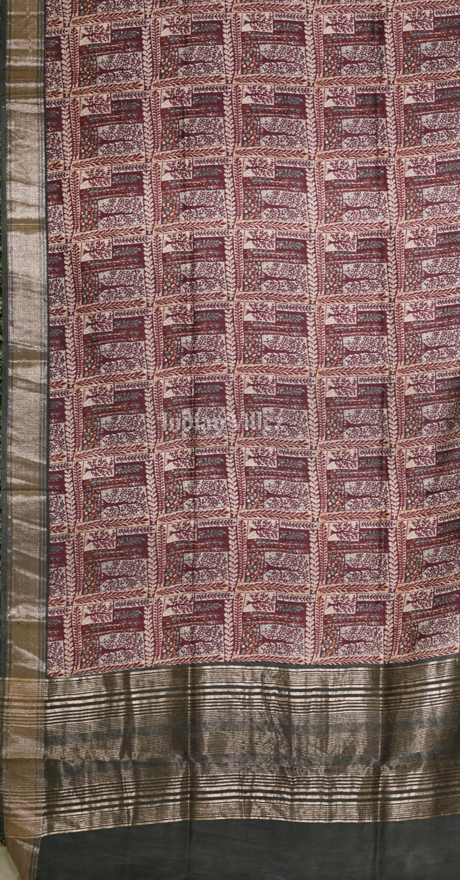 Multicolour Screen Printed Cotton Saree 