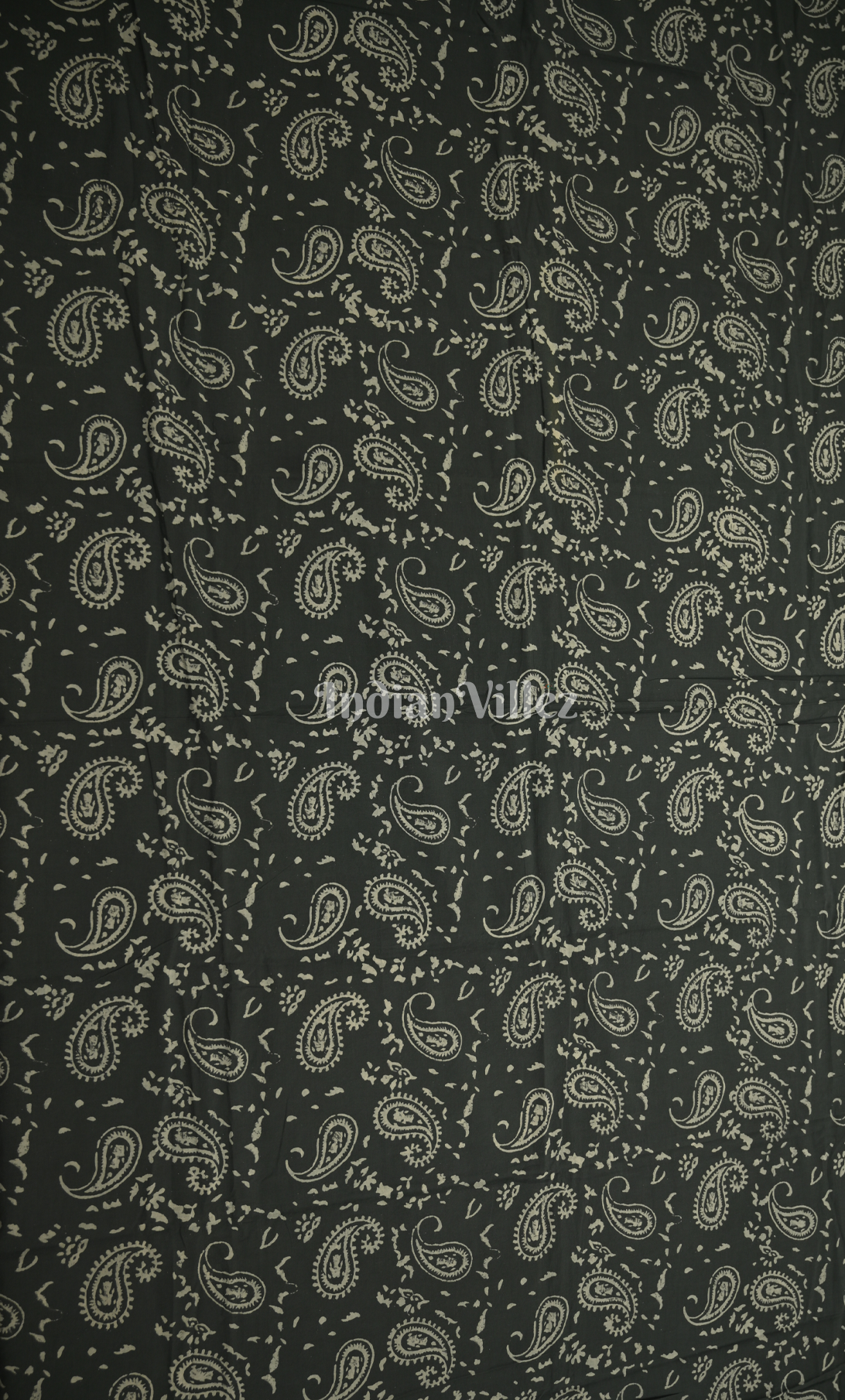 Black Dabu Block Printed Cotton Suit Sets 