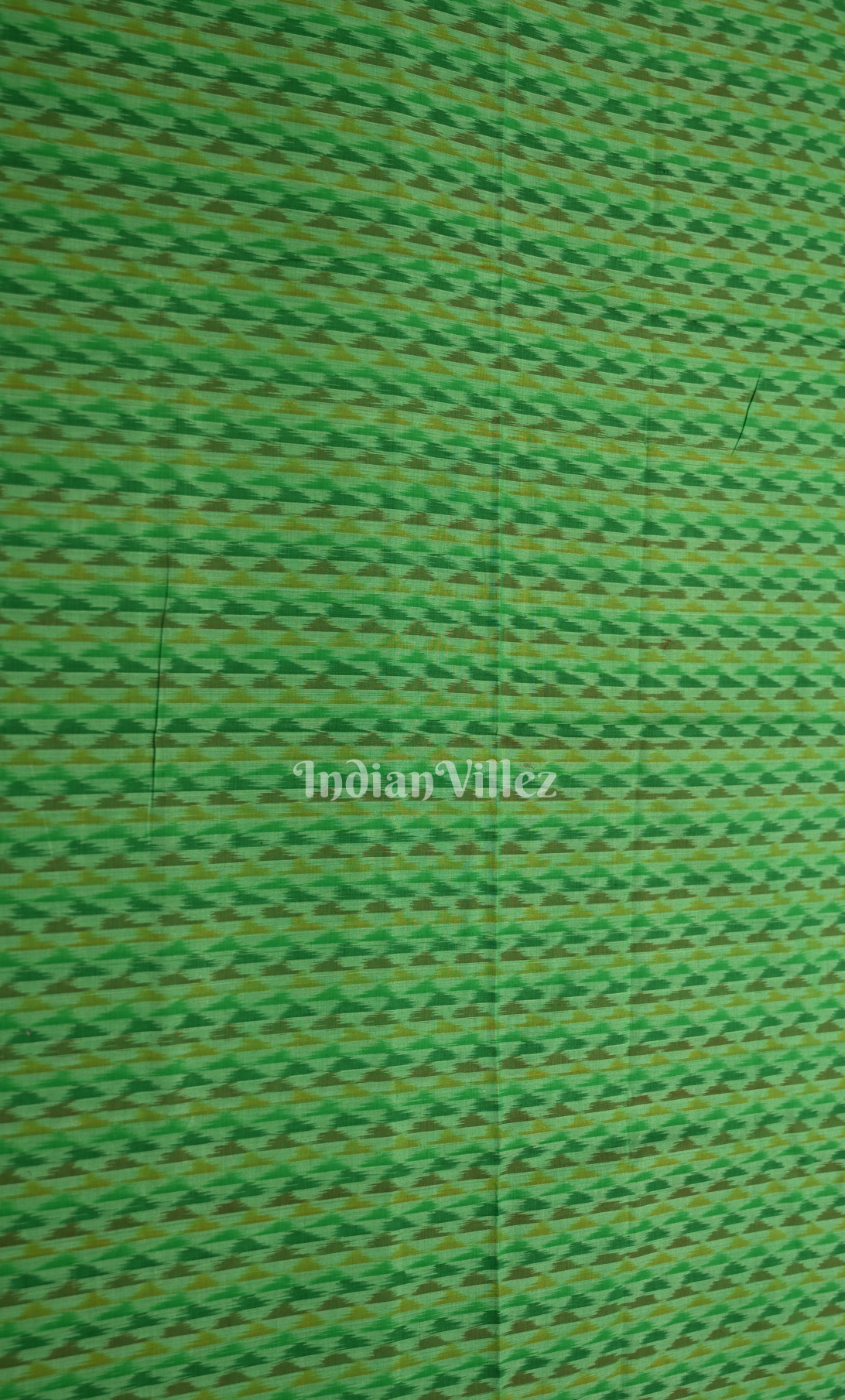 Green Black Pochampally Ikat Sico Unstitched Suit Sets 