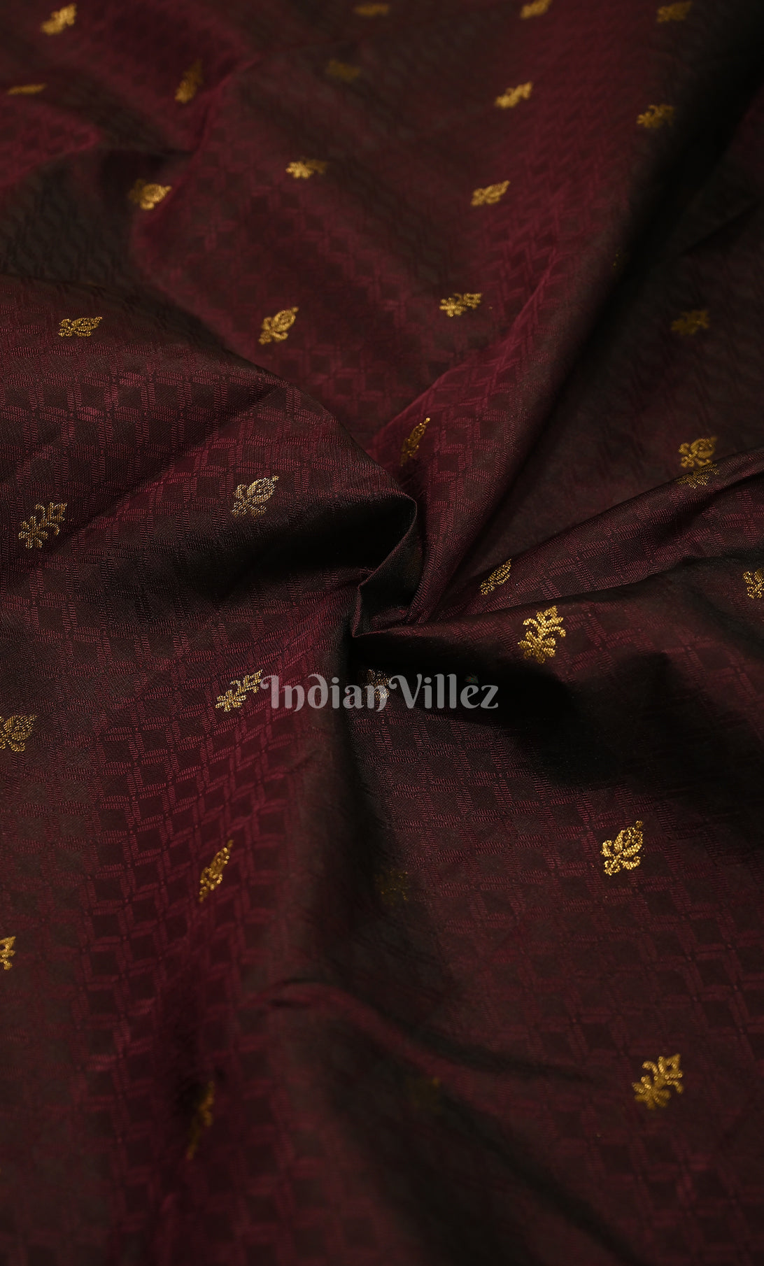 Coffee Brown Brocade Pure Kanjivaram Silk Saree