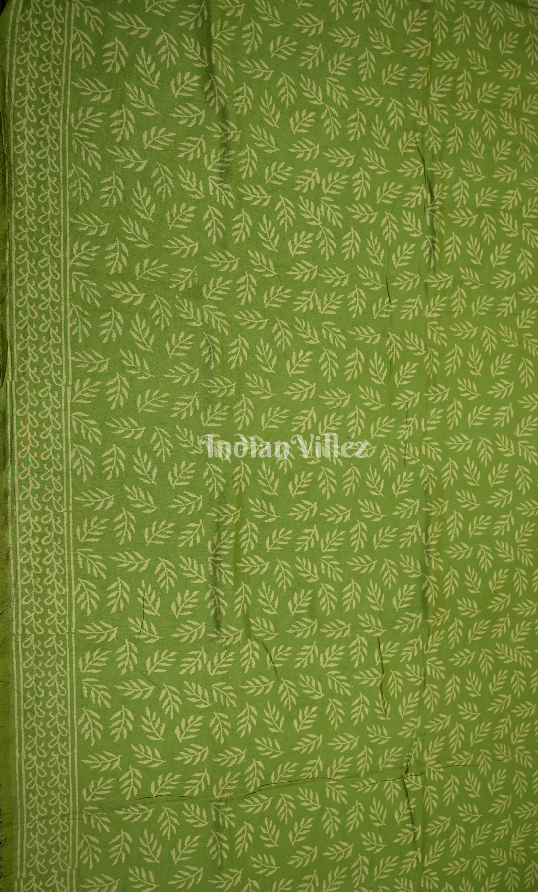 Purple Green Block Printed Cotton Suit Sets