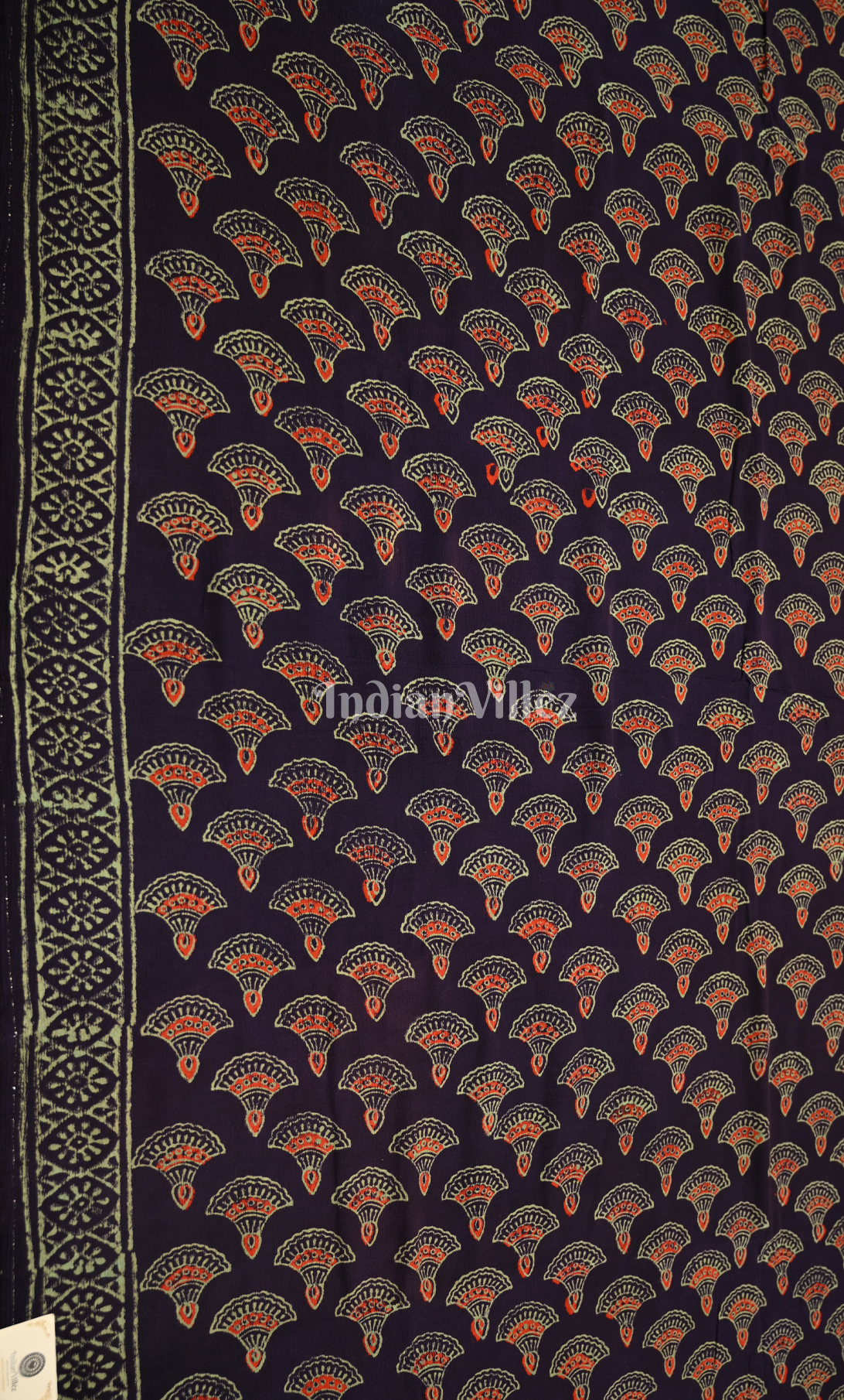 Blue Block Printed Cotton Suit Sets