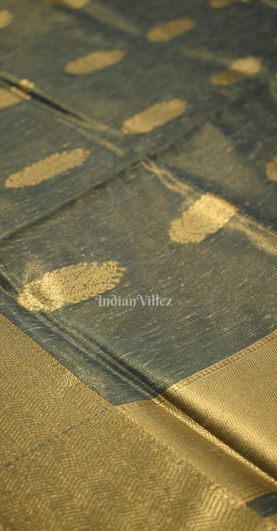 Light Blue Paithani Zari Tissue Silk Saree