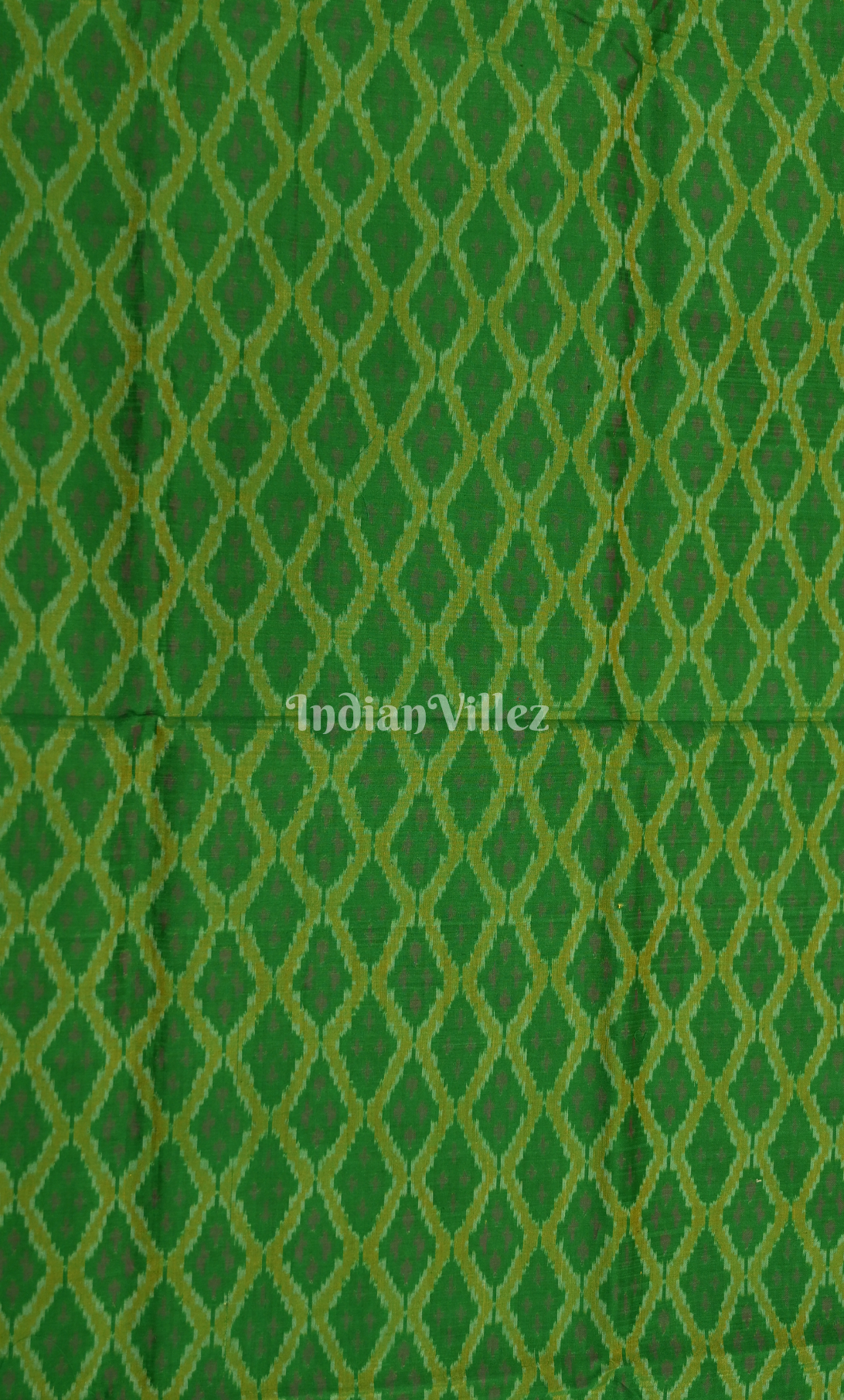 Green Red Pochampally Ikat Sico Unstitched Suit Sets