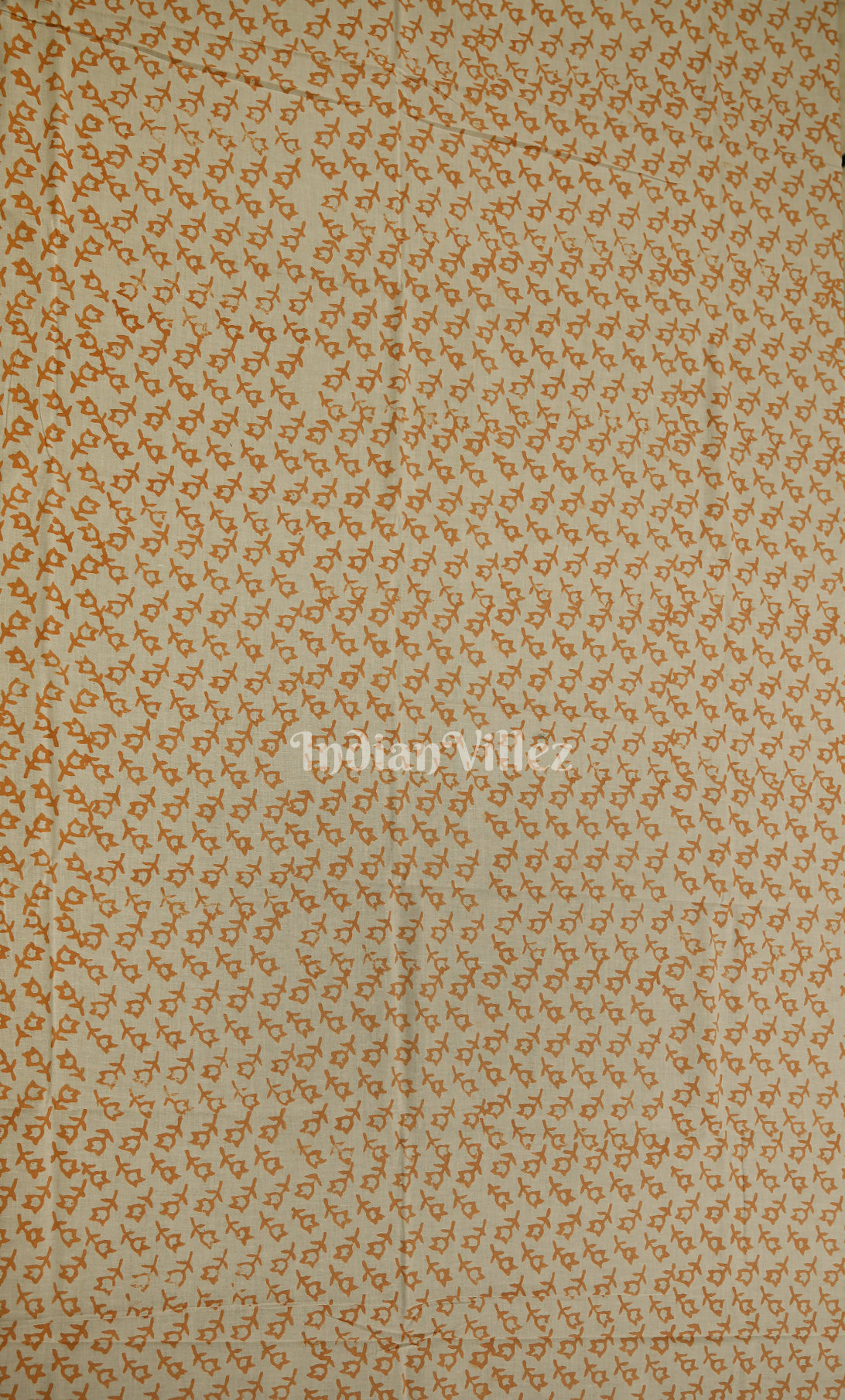 Light Orange Red Sanganeri Block Printed Cotton Suit Sets