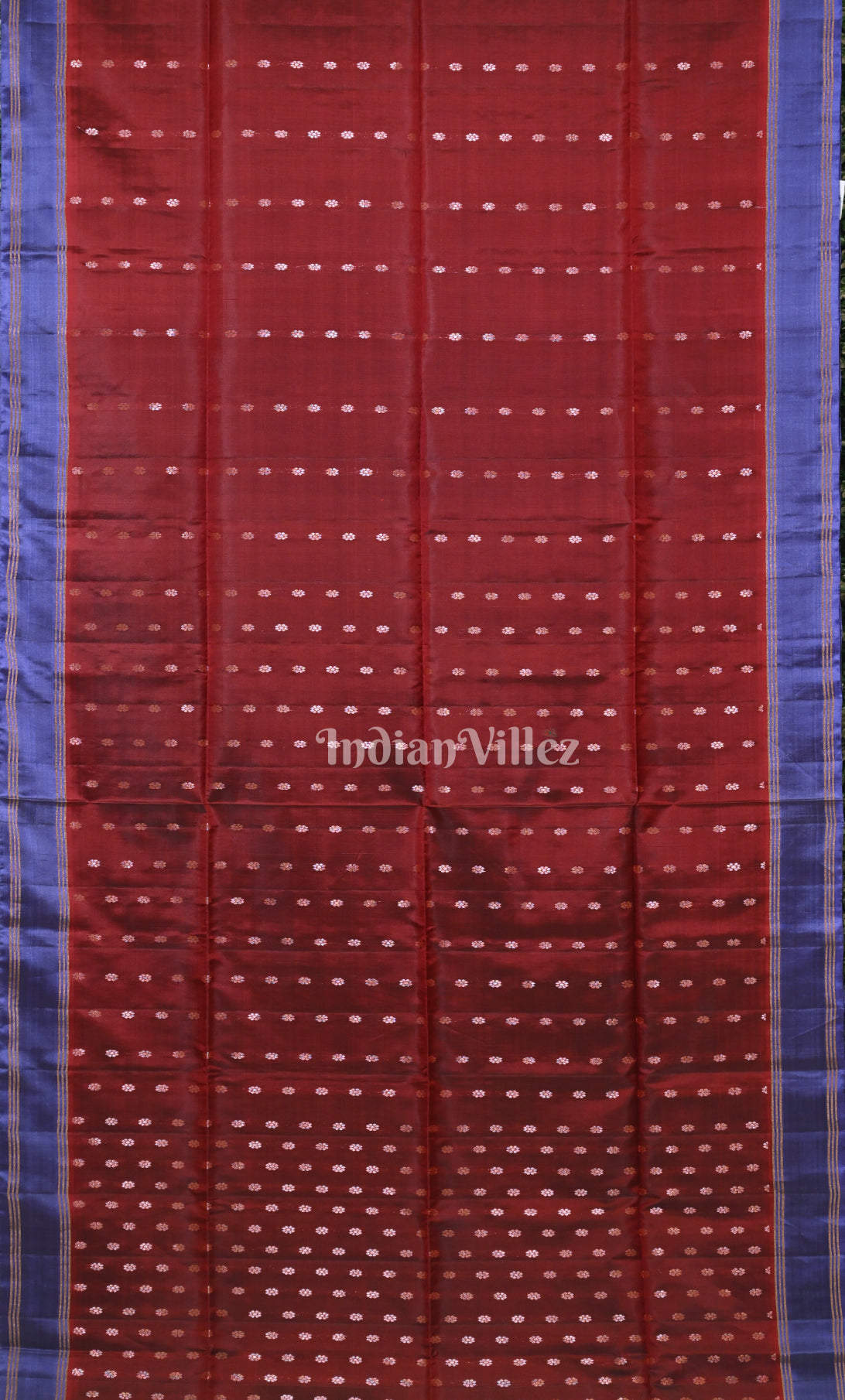 Maroon Lavender Pure Kanjivaram Soft Silk Saree 