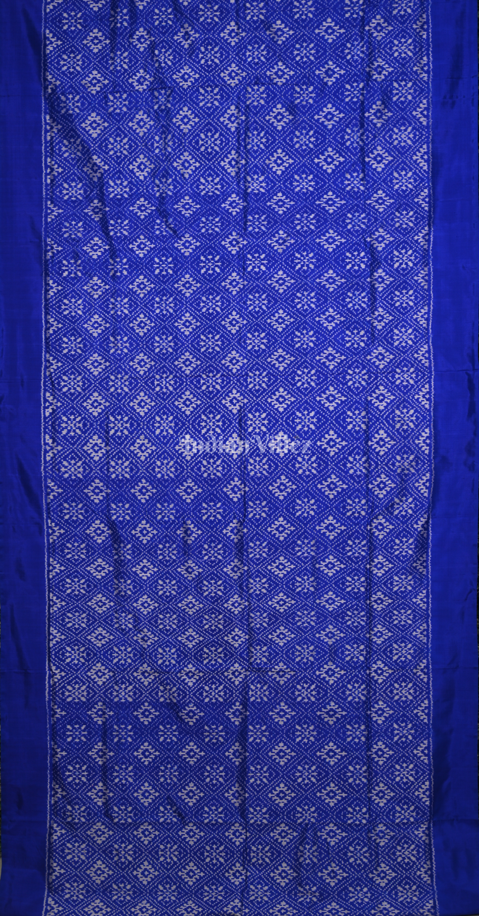 Royal Blue Pochampally Ikat Silk Saree 