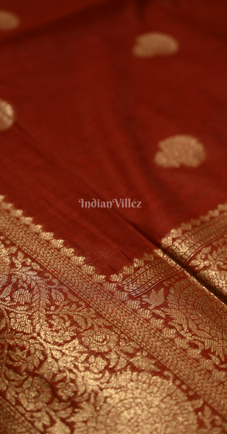 Maroon Modal Silk Saree 