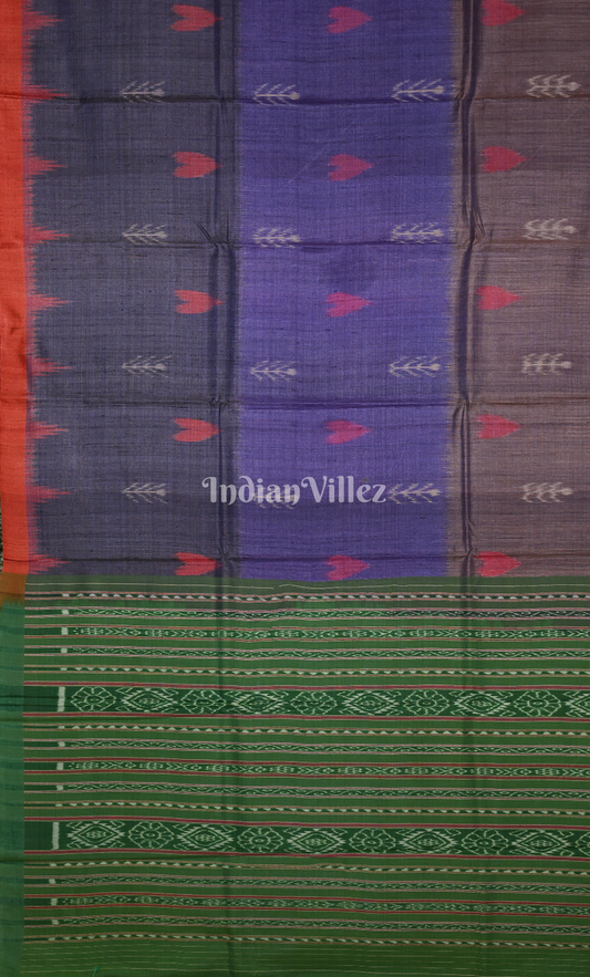 Multi Colour Tribal Theme Fine Gopalpur Tussar Silk Saree