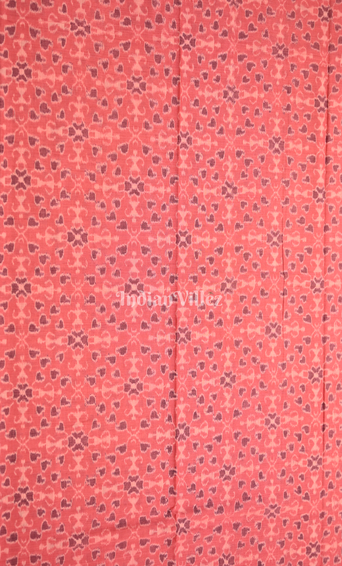 Pink Blue Tribal Theme Odisha Ikat Sambalpuri Dress Set & Dupatta
