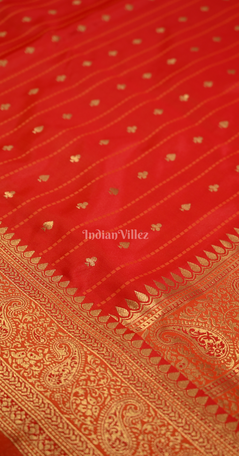 Pink Zari Satin Silk Banarasi Saree