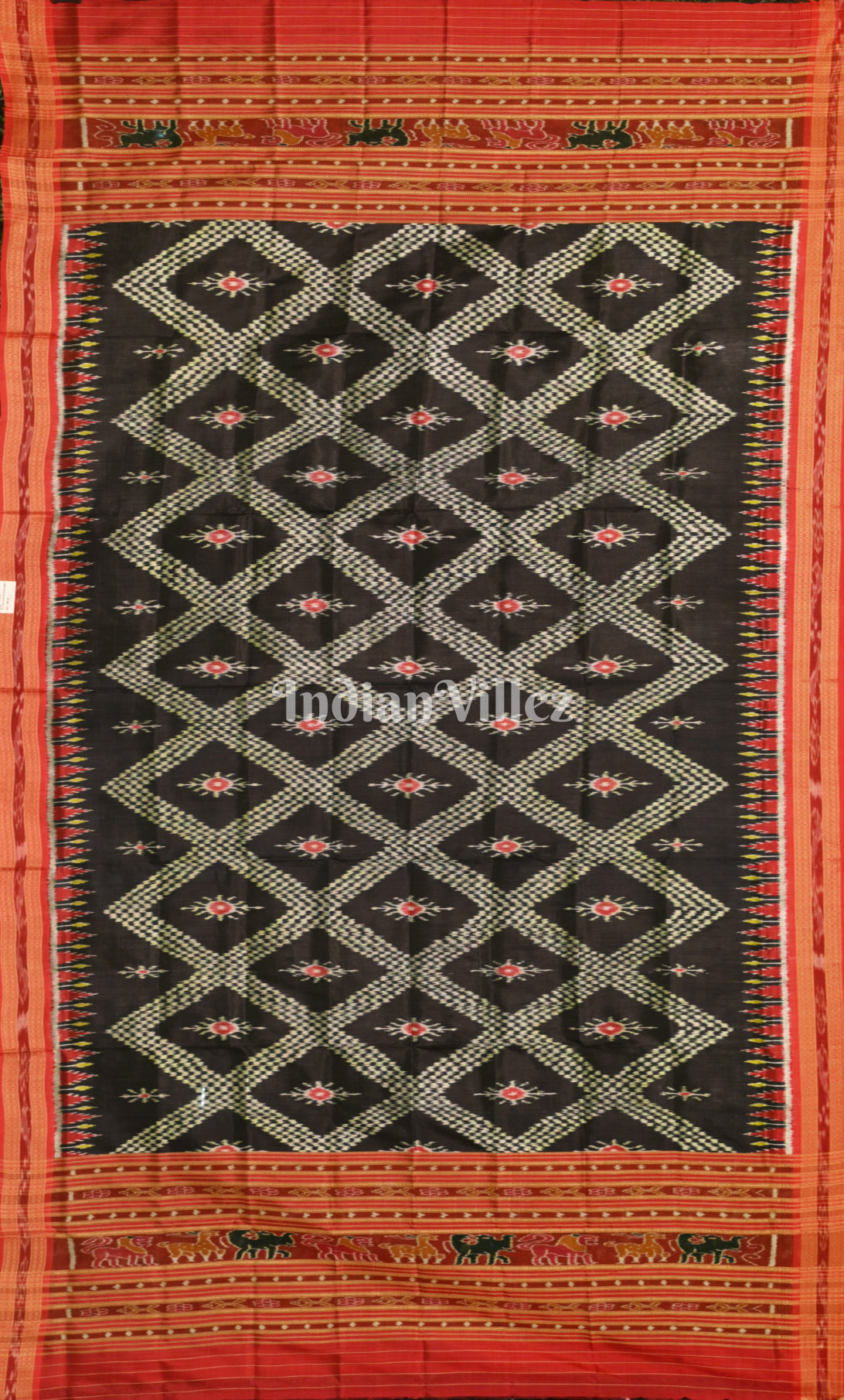 Title
Black Red  Tarabali Odisha Handloom Silk Dupatta 
