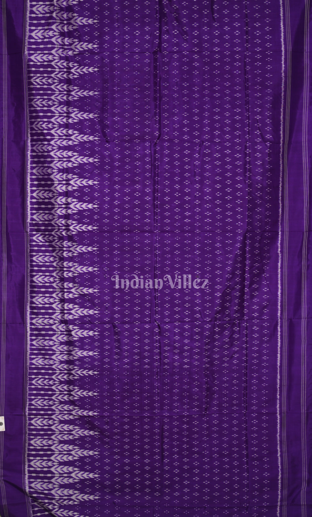 Purple Pochampally Ikat Silk Saree 