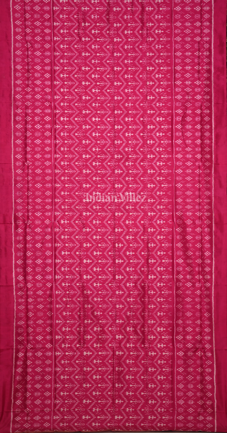 Rani Pink House Triblas Odisha Ikat Contemporary Designer Silk Saree