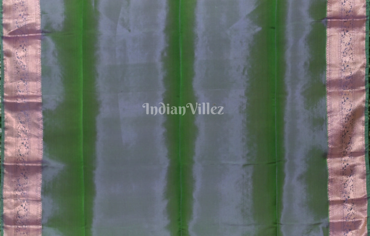 Lavender Blue Pure Kanjivaram Soft Silk Saree