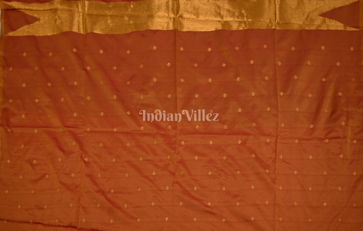 Rama Green Two Tone  Weaving Silk Saree With Zari Work