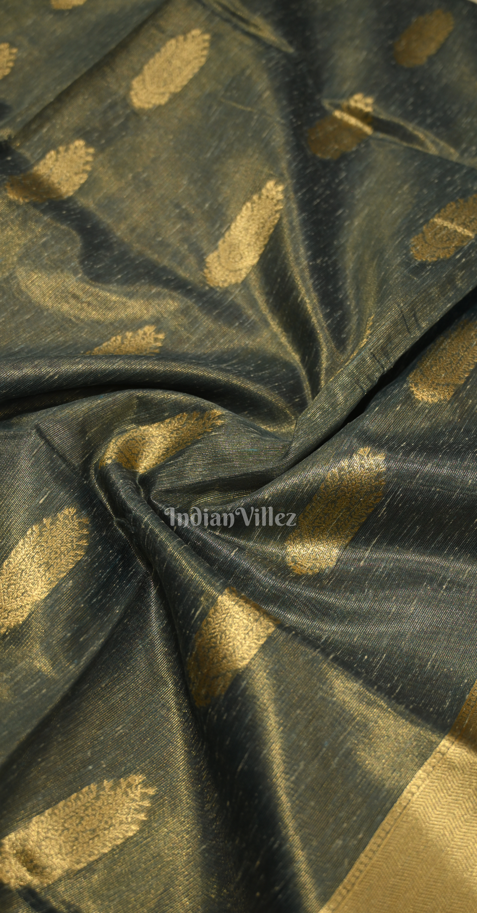 Light Blue Paithani Zari Tissue Silk Saree