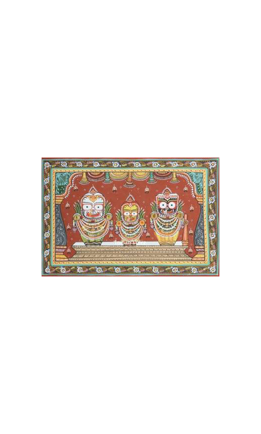 Jagannath Suna Besha Pattachitra Painting For Home Wall Art Decor