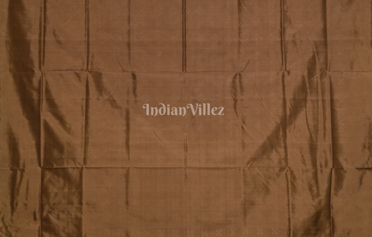 Exclusive Wine Maroon Gold Mini Pasapali Odisha Ikat Sambalpuri Silk Saree