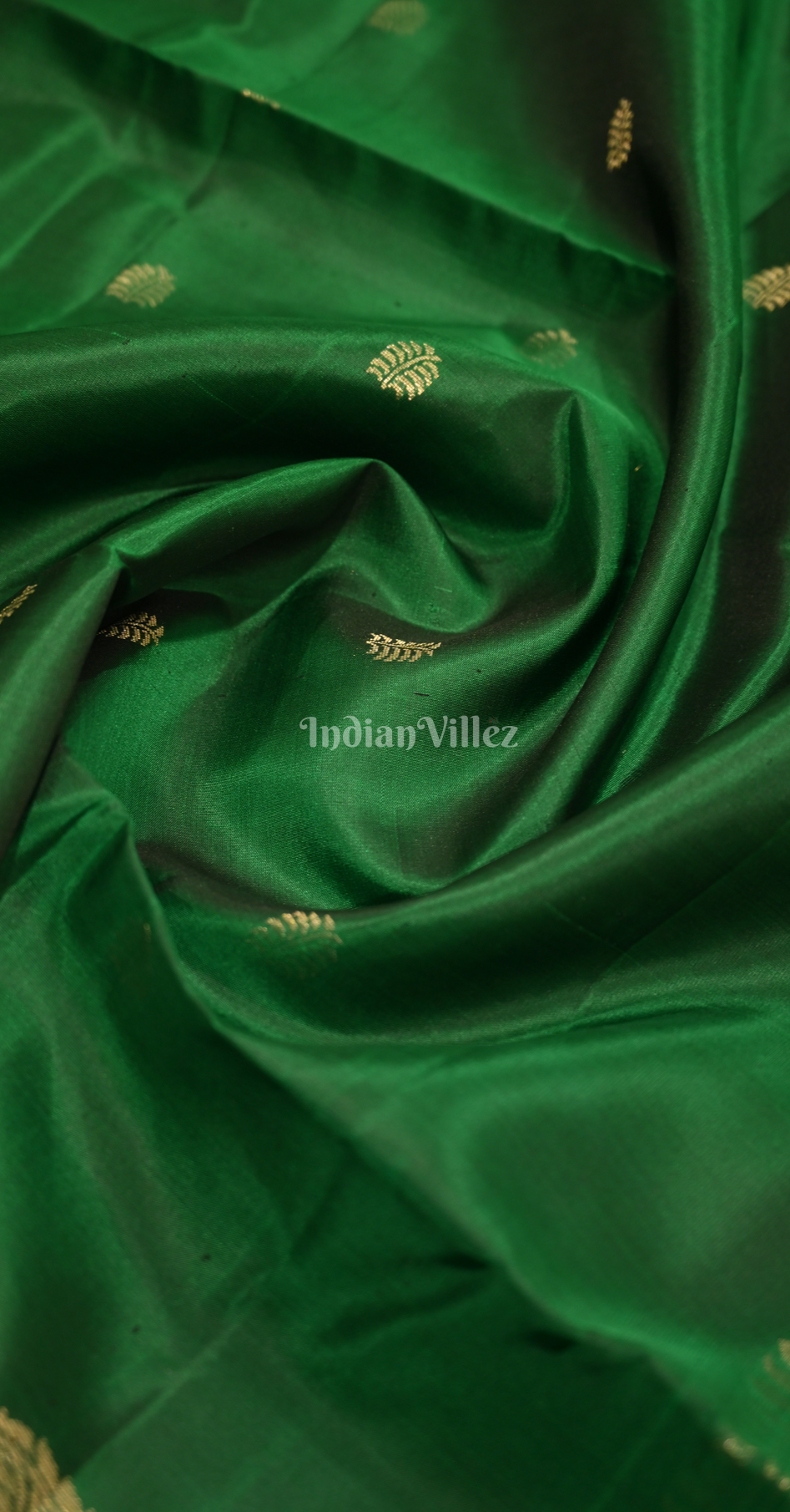 Green Butta Design Pure Kanjivaram Soft Silk Saree 
