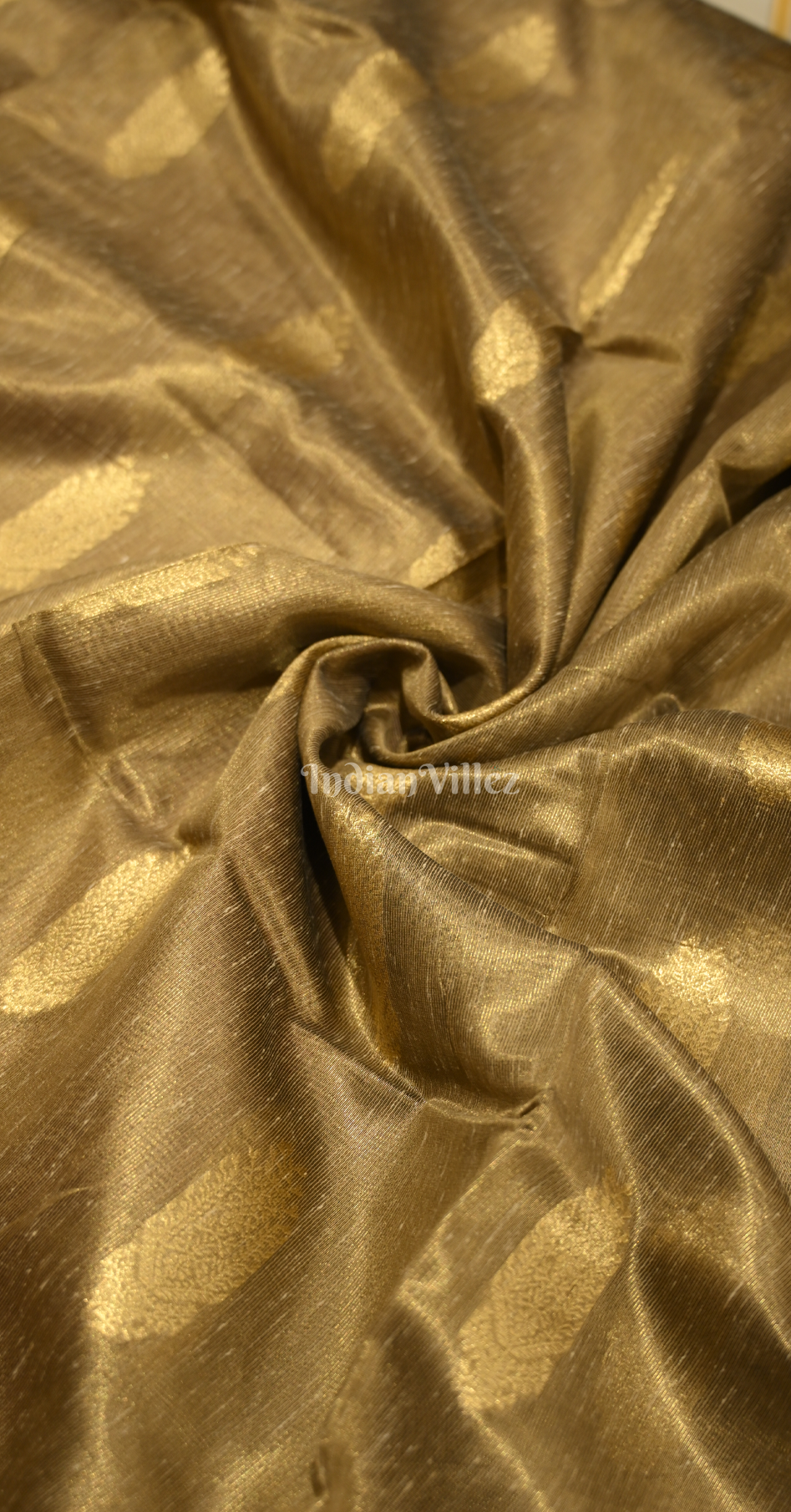 Light Gray Paithani Zari Tissue Silk Saree