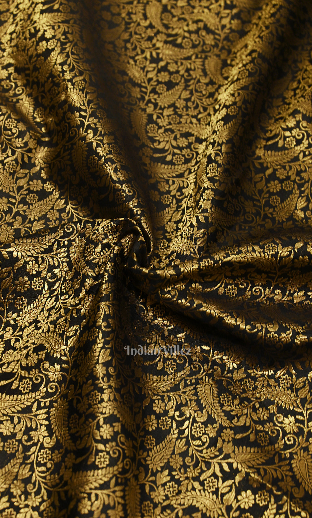 Bottle Green Pure Brocade Kanjivaram Silk Saree