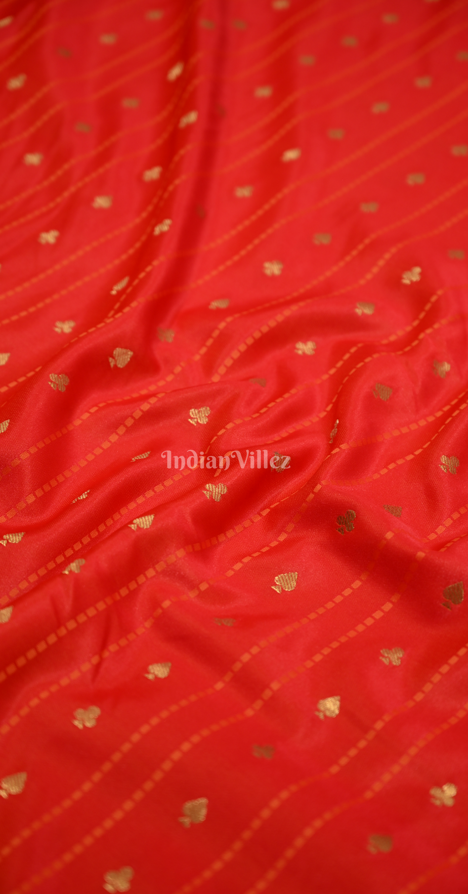 Pink Zari Satin Silk Banarasi Saree