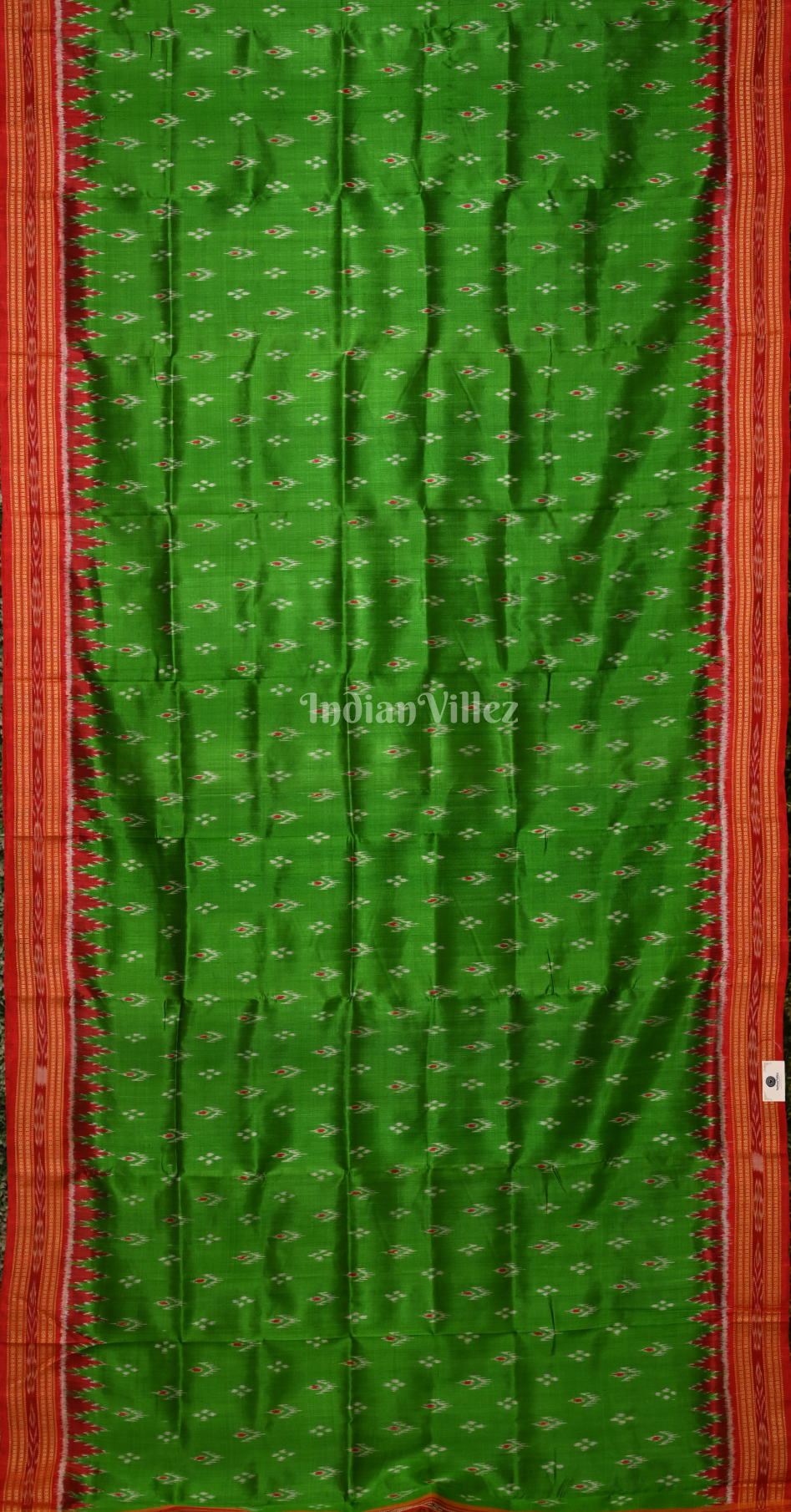 Green Red Mayur Chandrika Odisha Ikat Khandua Silk Saree
Rich text editor
