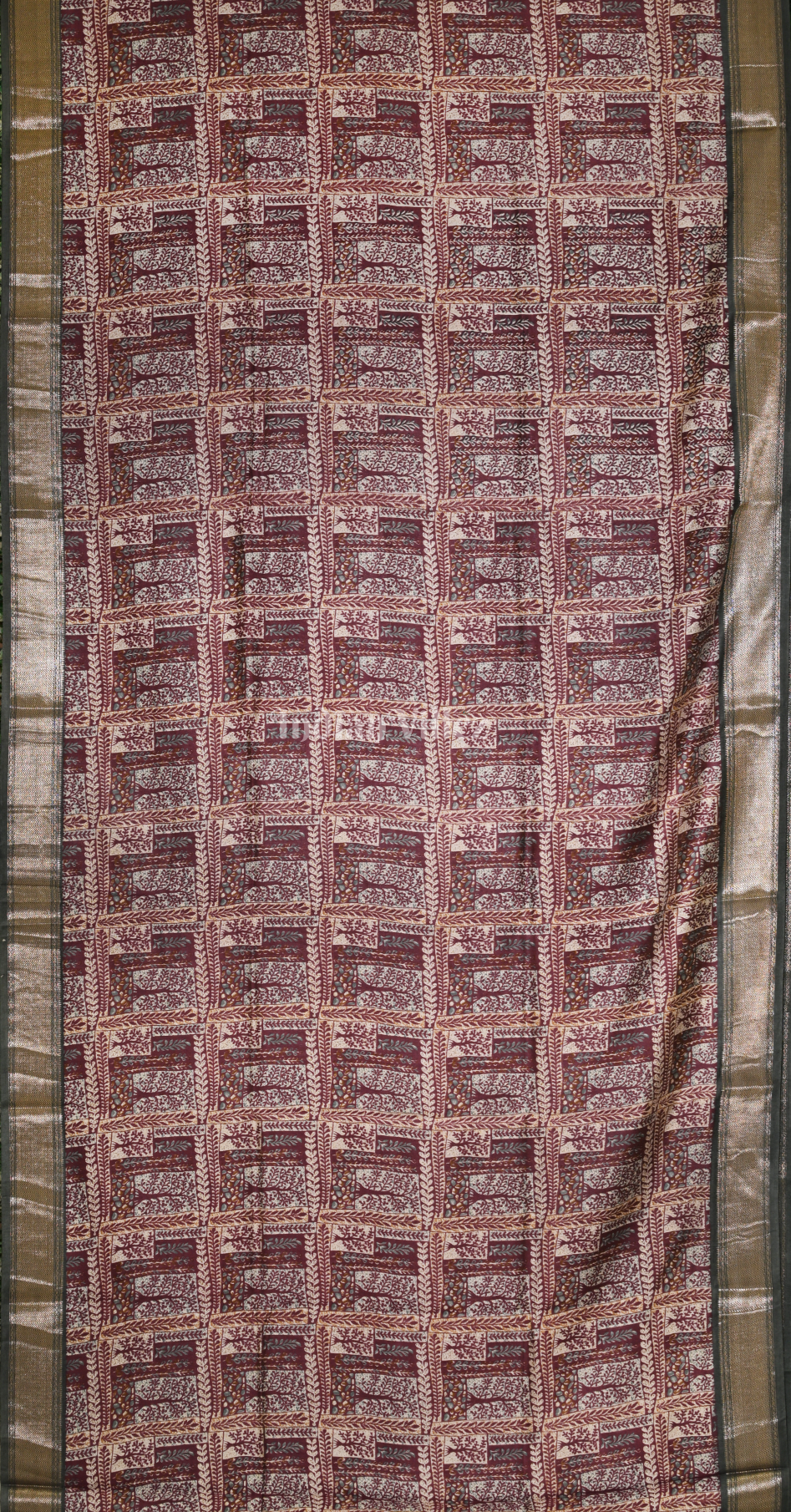 Multicolour Screen Printed Cotton Saree 